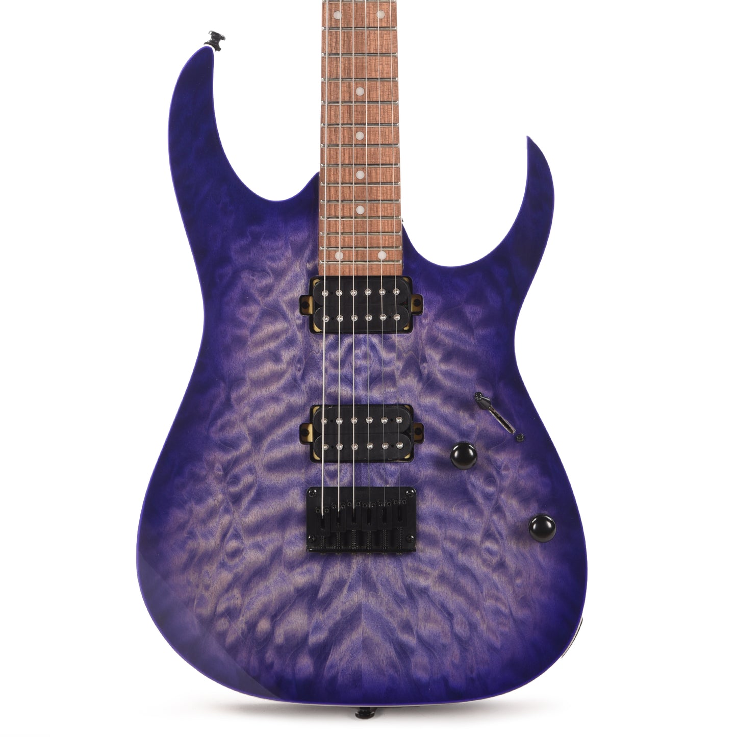 Ibanez RG421QMCBB Standard 6-String Electric Guitar Cerulean Blue Burst