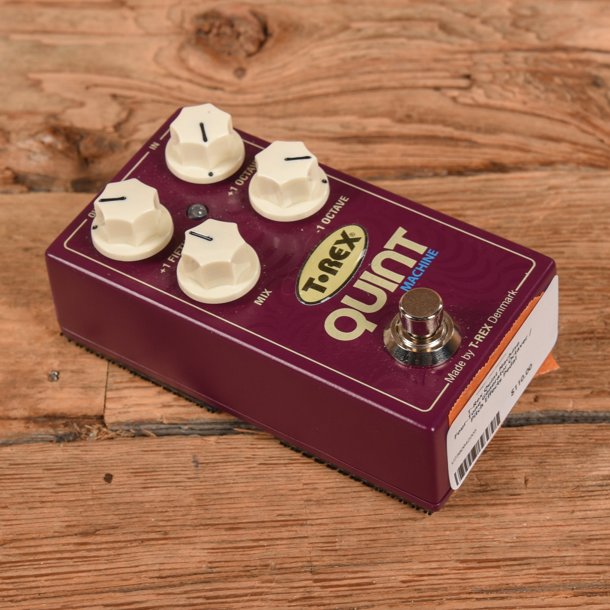 Quint Outlet After Effects T-Rex Quint Machine Four-Tone Generator Octaver / Pitch Effects Pedal ...