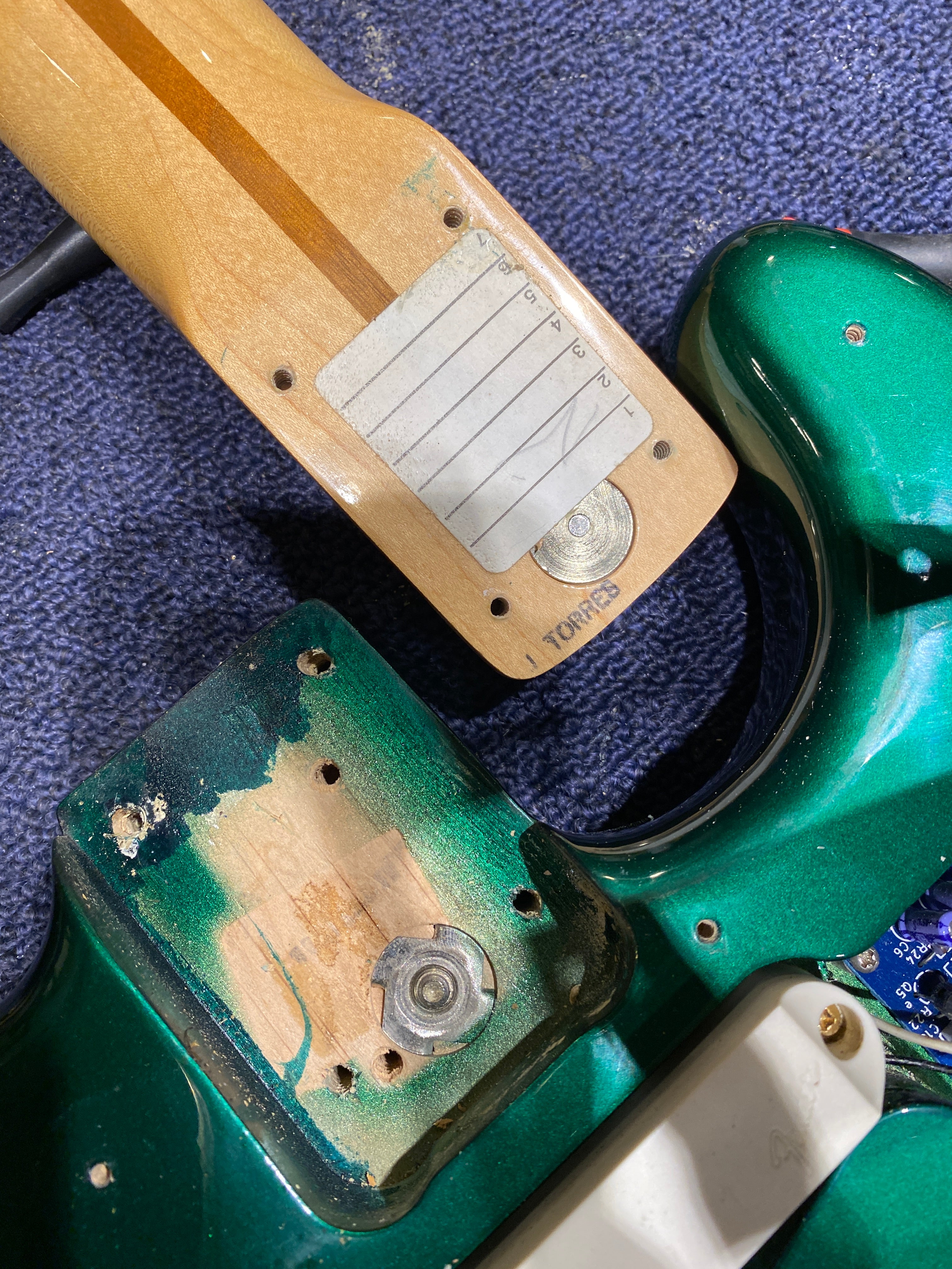 Fender Gold Elite Stratocaster Candy Apple Green 1983