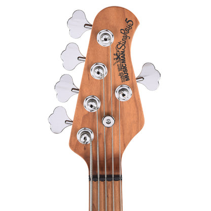 Music Man StingRay Special 5 HH Translucent Oxblood w/ Roasted Maple Neck