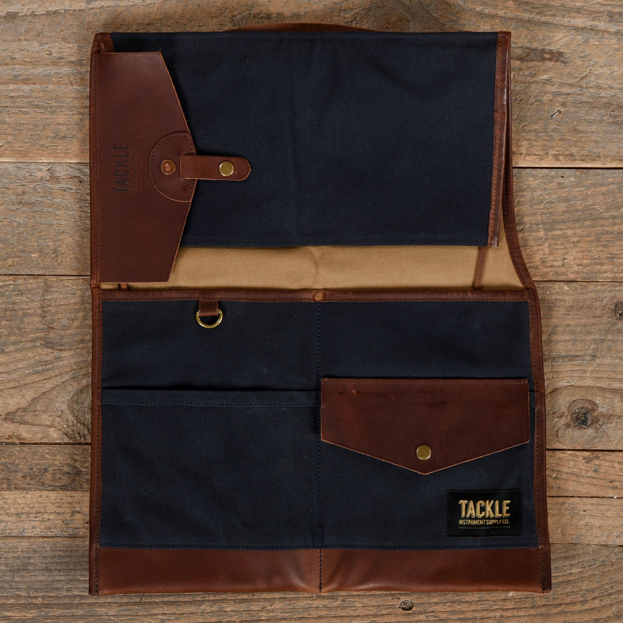 Tackle Waxed Canvas Bi-Fold Stick Bag Navy Drums and Percussion / Parts and Accessories / Cases and Bags