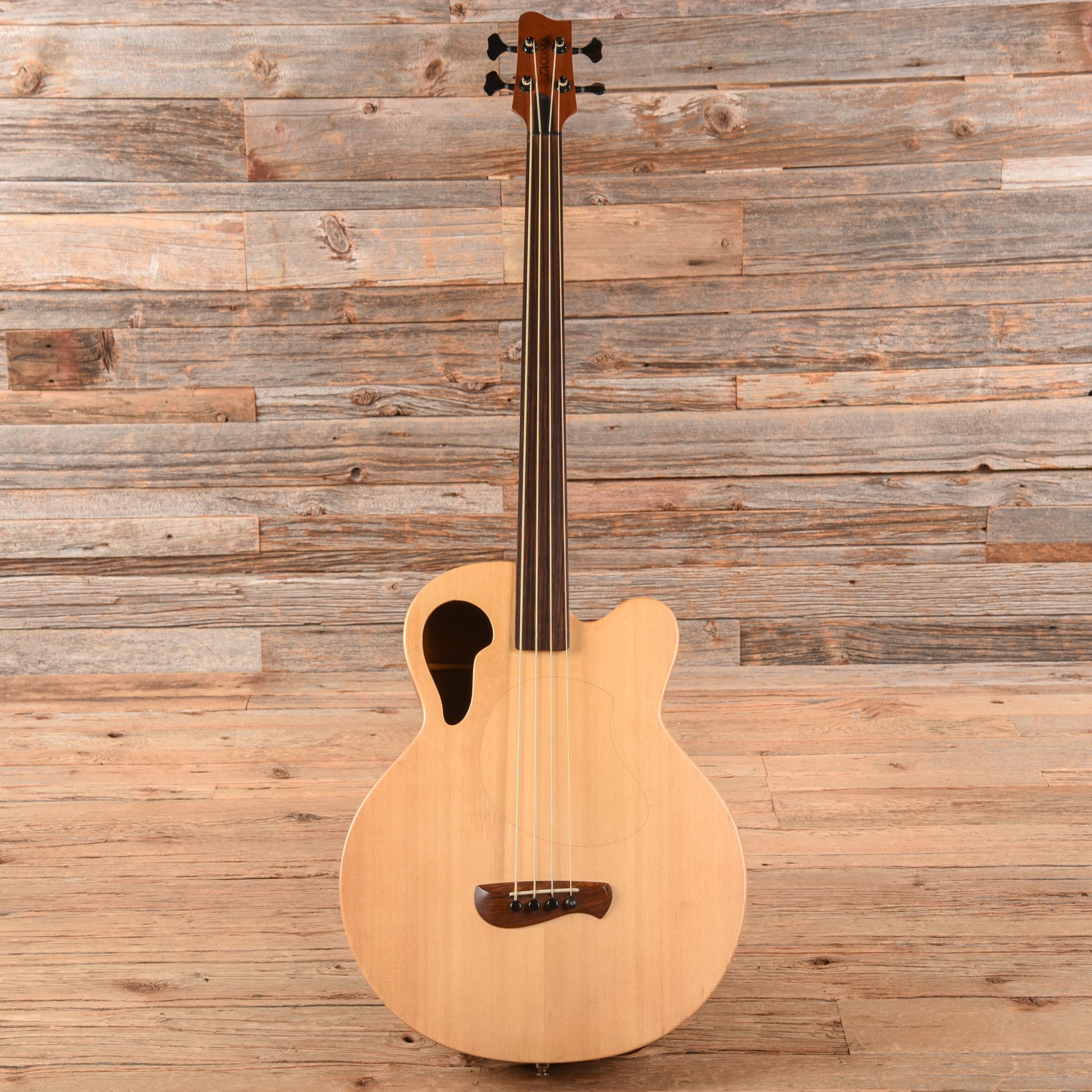 Tacoma Thunderchief CB10C Fretless Natural Bass Guitars / 4-String