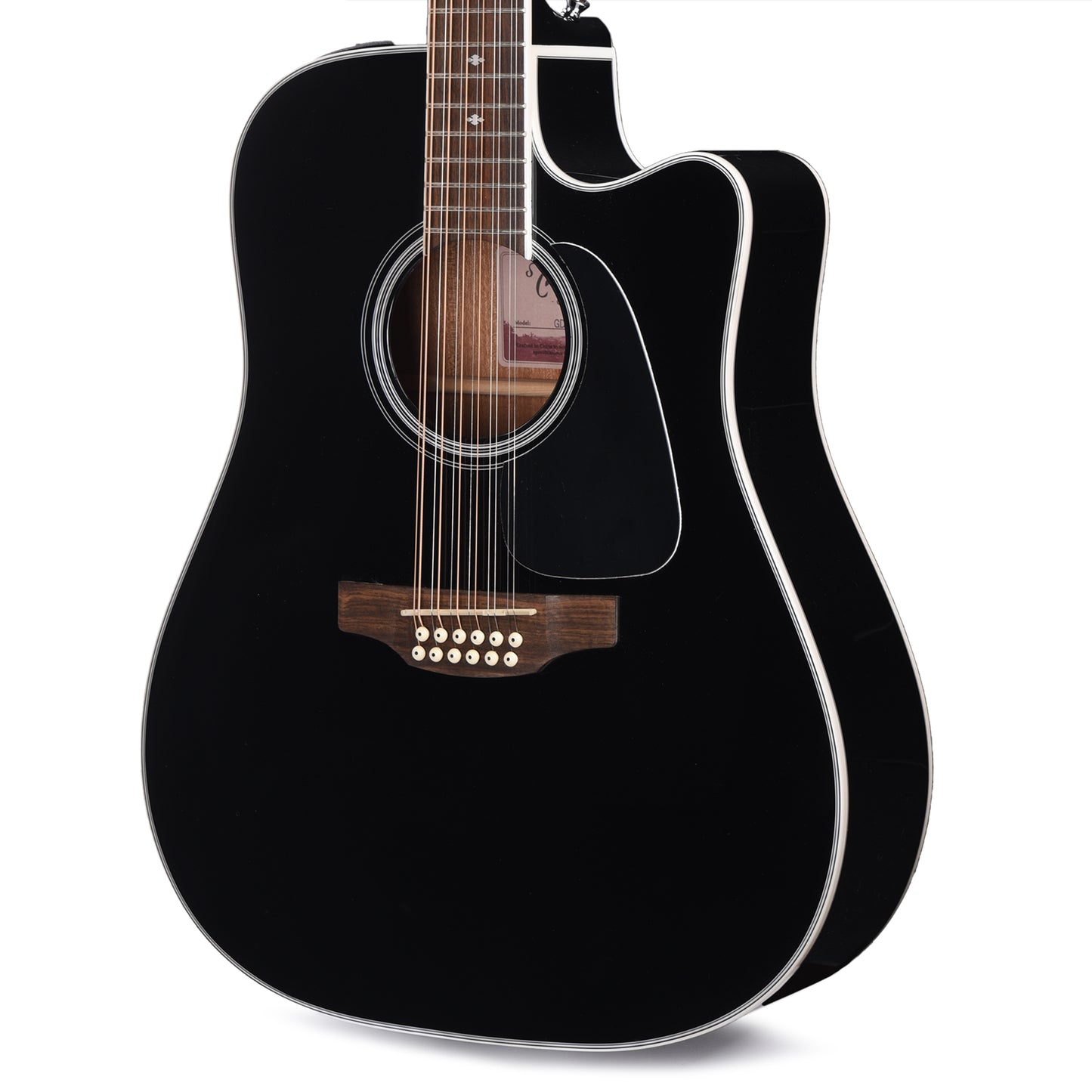 Takamine GD38CE 12-String Acoustic Electric Guitar Black Acoustic Guitars / 12-String