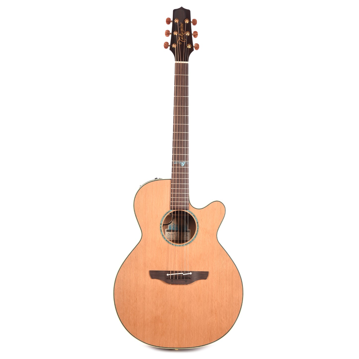 Takamine TSF40C NEX Santa Fe Series Acoustic-Electric Guitar Cutaway Natural Acoustic Guitars / Built-in Electronics