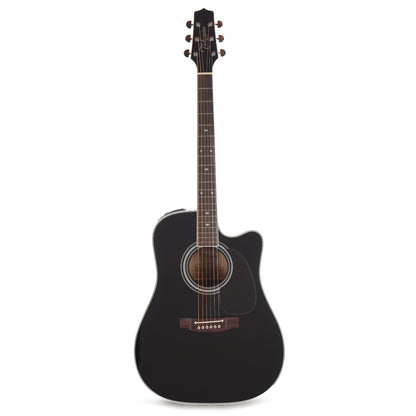 Takamine EF341SC Acoustic Electric Guitar Black Acoustic Guitars / Dreadnought