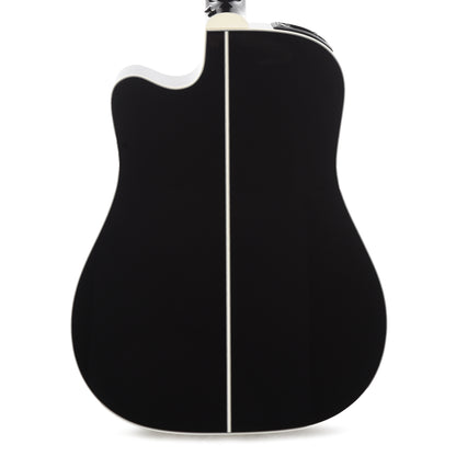Takamine EF341SC Acoustic Electric Guitar Black Acoustic Guitars / Dreadnought