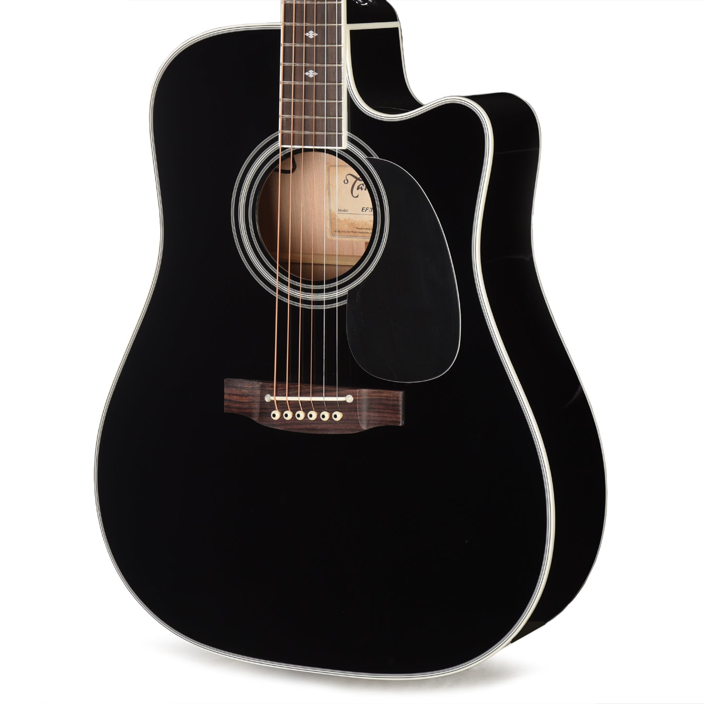 Takamine EF341SC Acoustic Electric Guitar Black Acoustic Guitars / Dreadnought