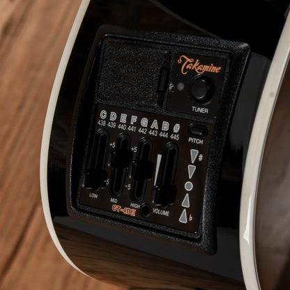 Takamine EF341SC Dreadnought Black  LEFTY Acoustic Guitars / Dreadnought