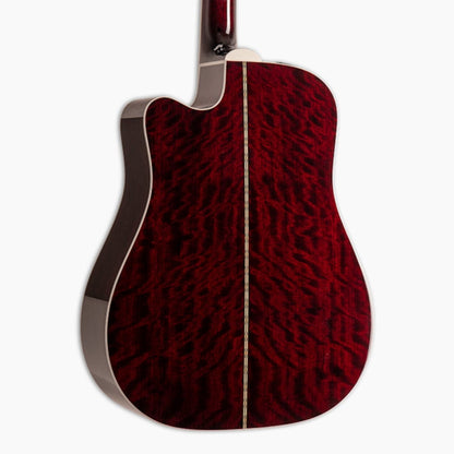 Takamine John Jorgenson Model 12-String Dreadnought Cutaway Red Acoustic Guitars / Dreadnought
