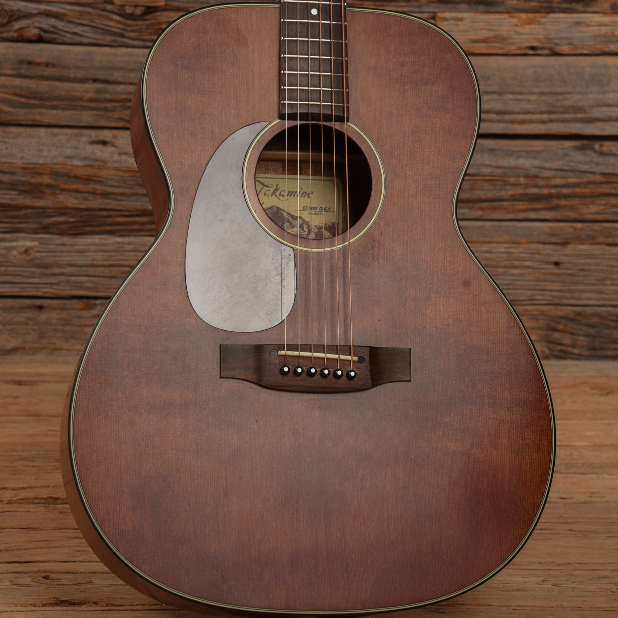 Takamine EF740S Brown Acoustic Guitars / Jumbo