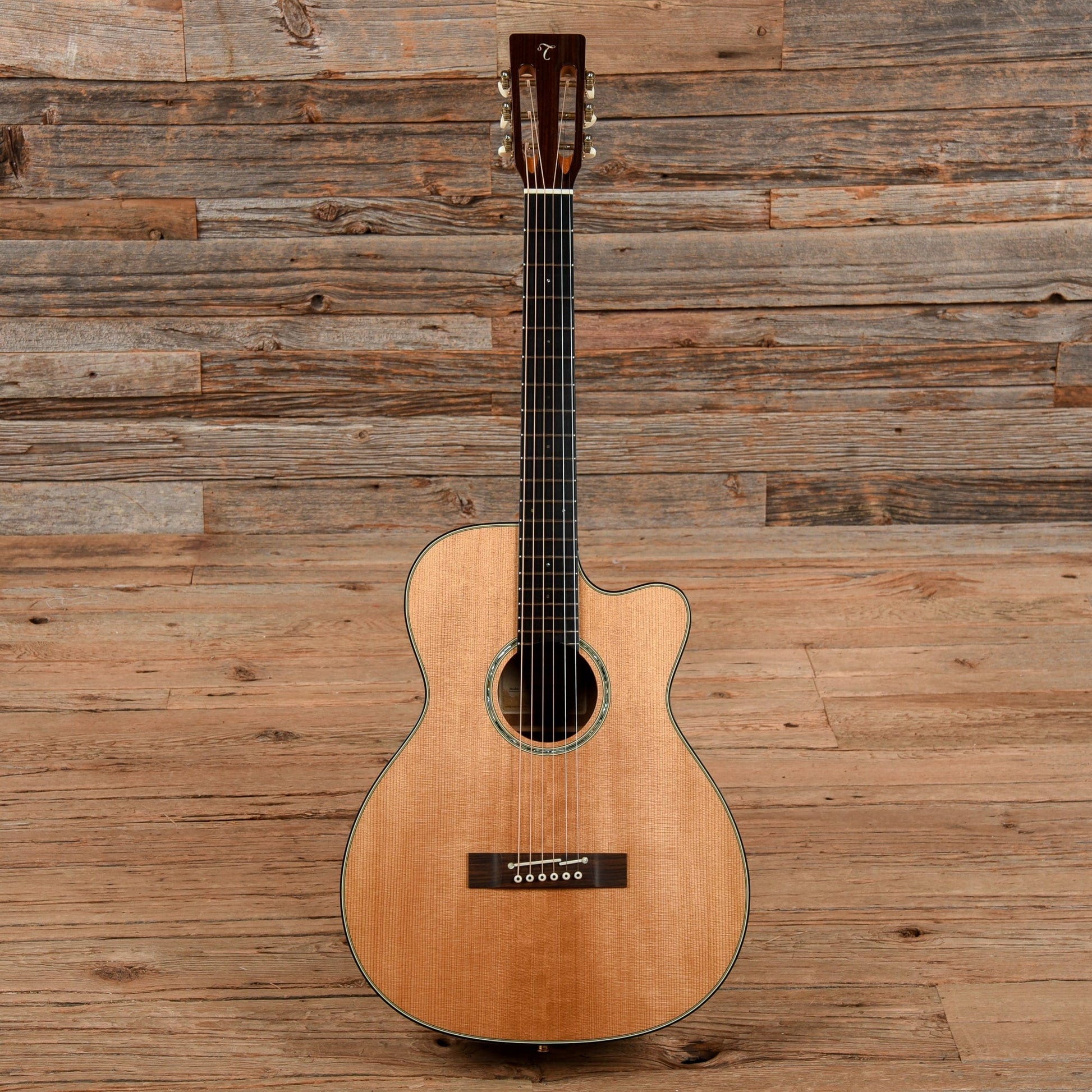 Takamine EF740FS-TT Natural Acoustic Guitars / OM and Auditorium