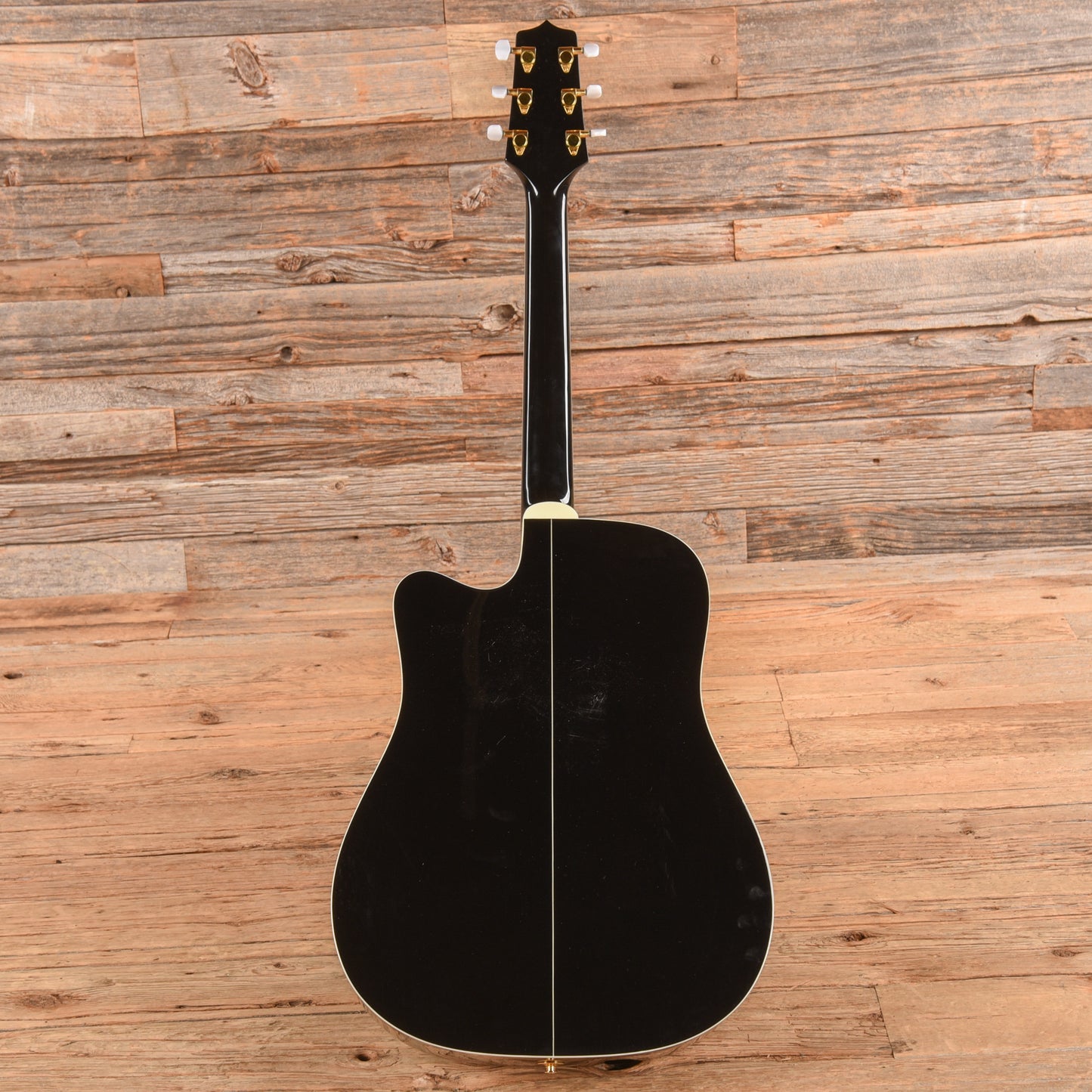 Takamine EG-341CE Black Acoustic Guitars / OM and Auditorium