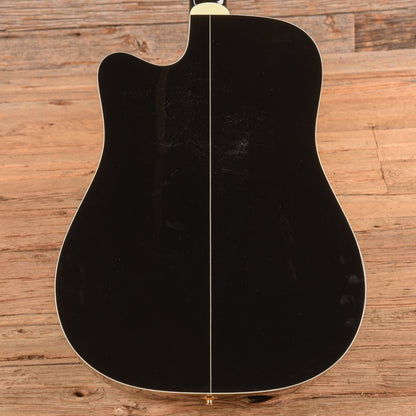 Takamine EG-341CE Black Acoustic Guitars / OM and Auditorium