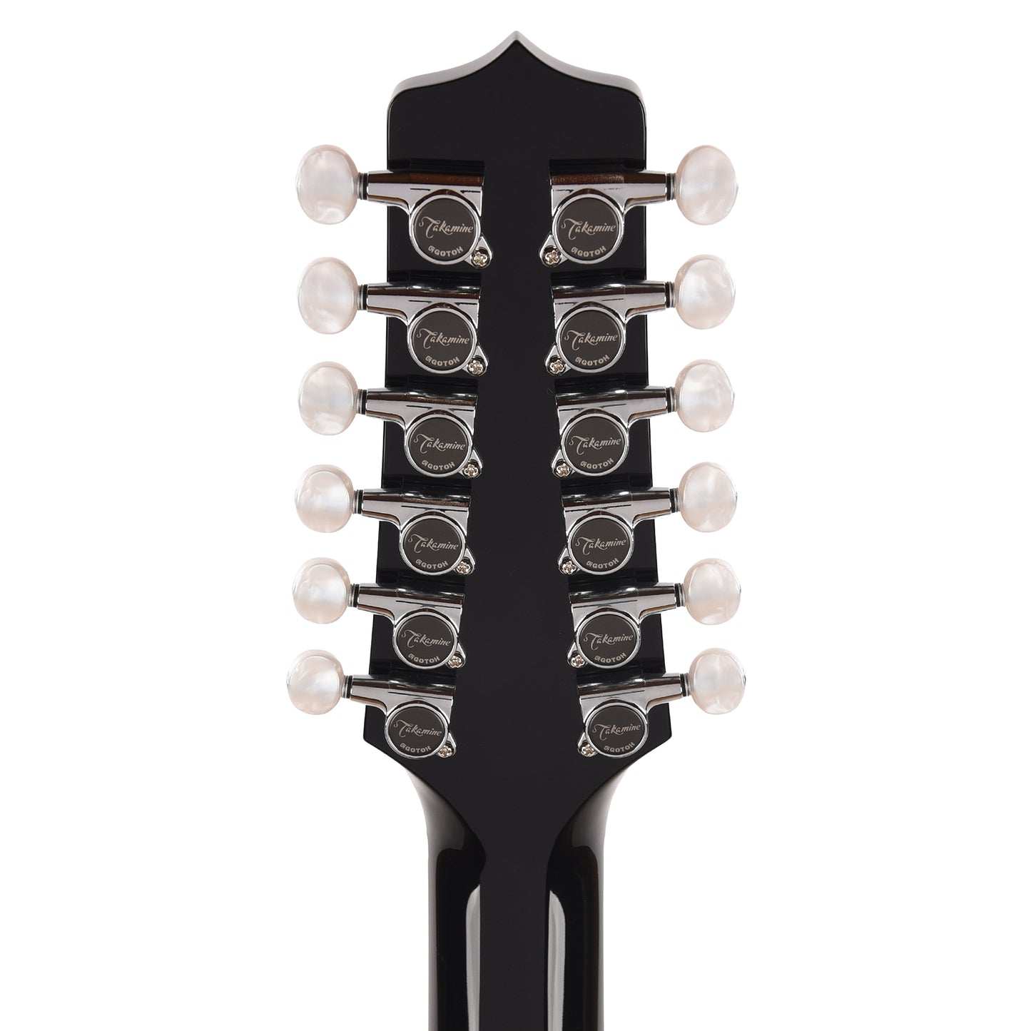 Takamine EF381DX 12-String Acoustic Guitar Black Acoustic Guitars