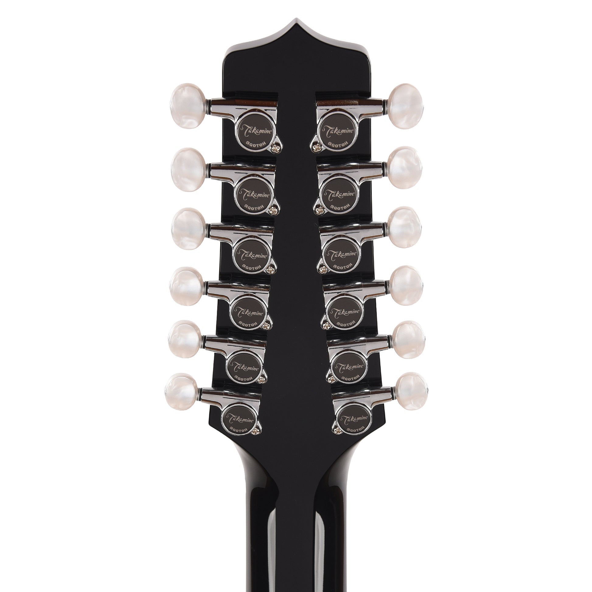 Takamine EF381DX 12-String Acoustic Guitar Black Acoustic Guitars