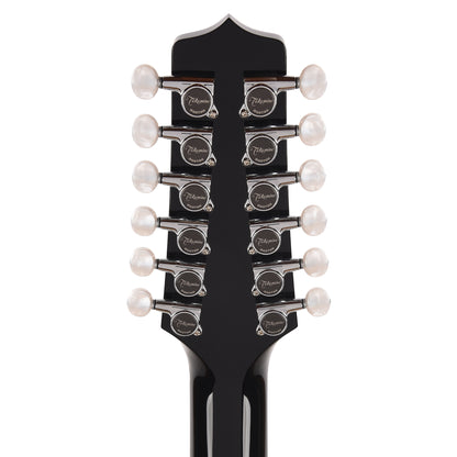 Takamine EF381DX 12-String Acoustic Guitar Black Acoustic Guitars