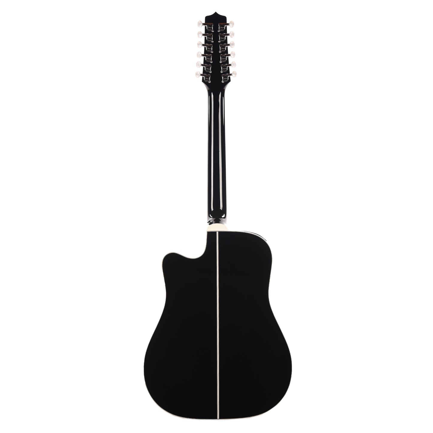 Takamine EF381DX 12-String Acoustic Guitar Black Acoustic Guitars