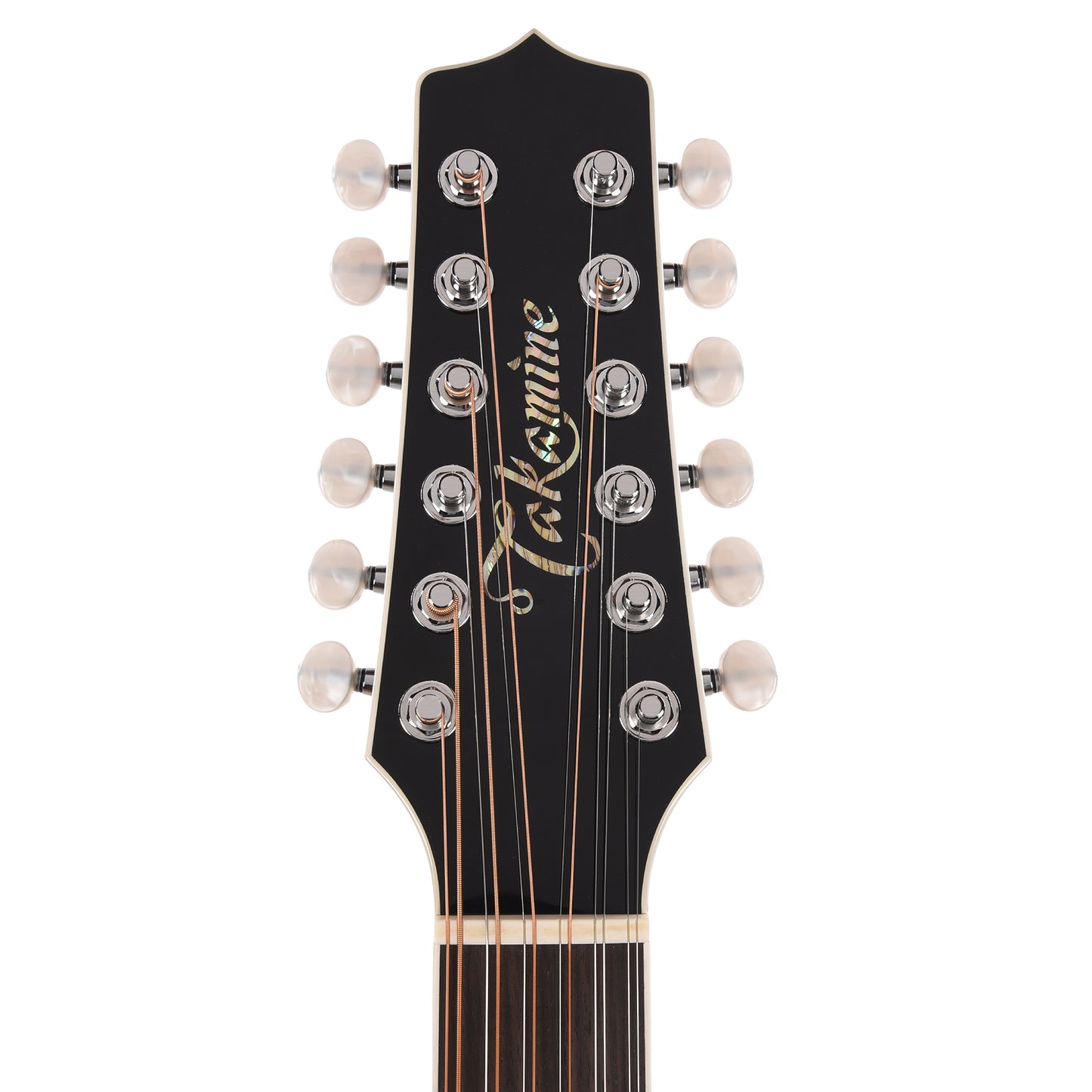 Takamine EF381DX 12-String Acoustic Guitar Black Acoustic Guitars
