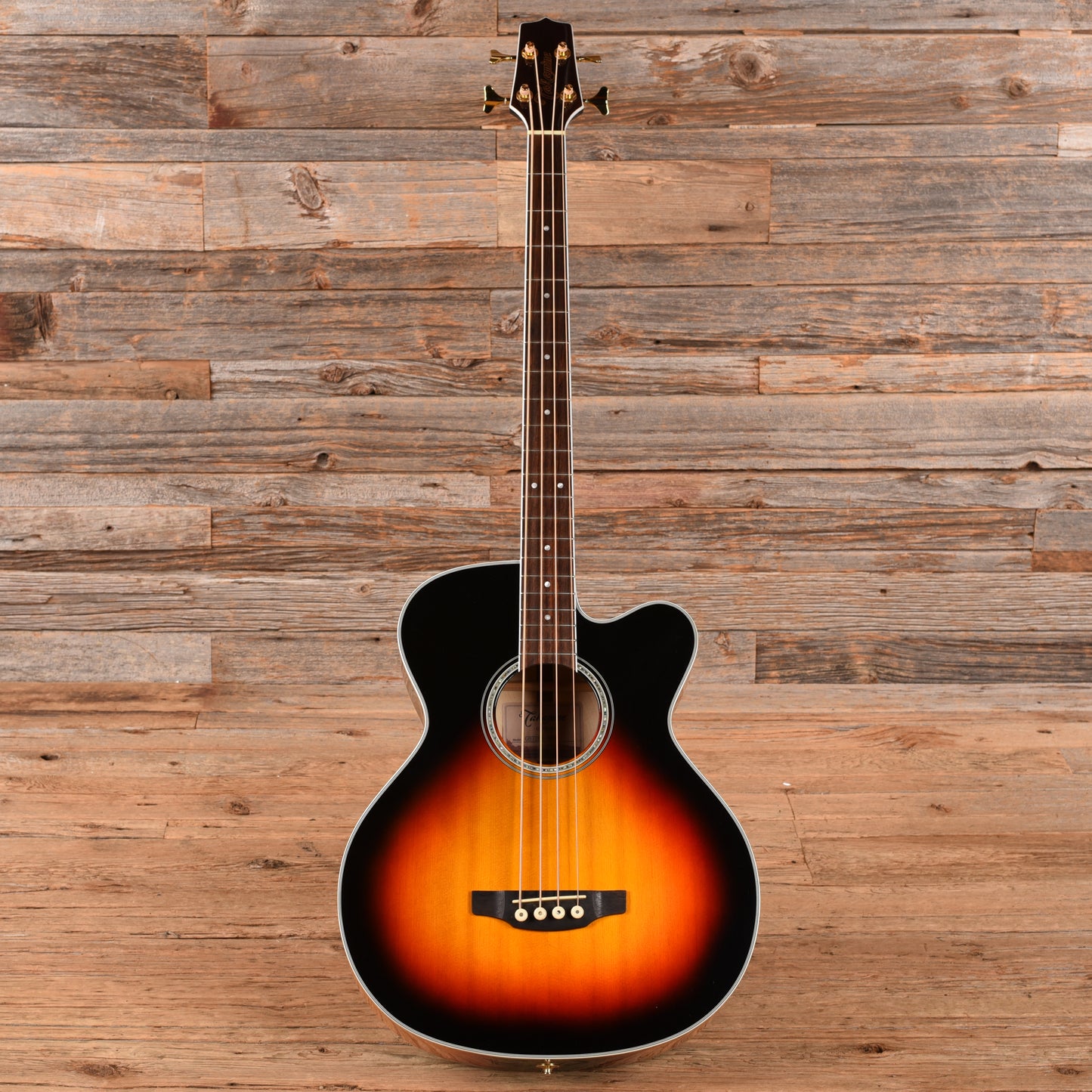 Takamine GB72CE BSB G Series Jumbo Cutaway Acoustic/Electric Bass Sunburst Bass Guitars