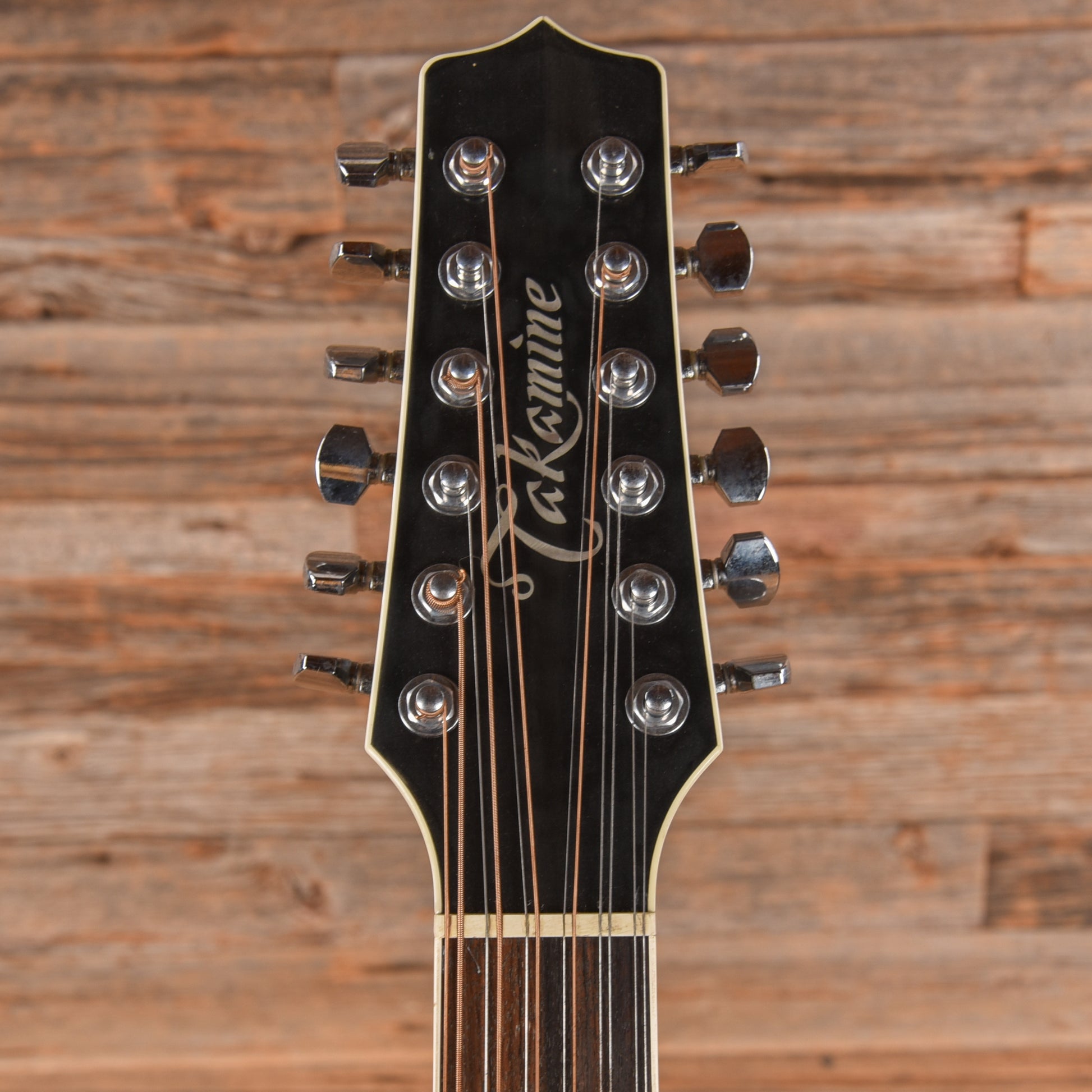 Takamine EF381SC 12 String Dreadnought Cutaway Black - Zac Brown