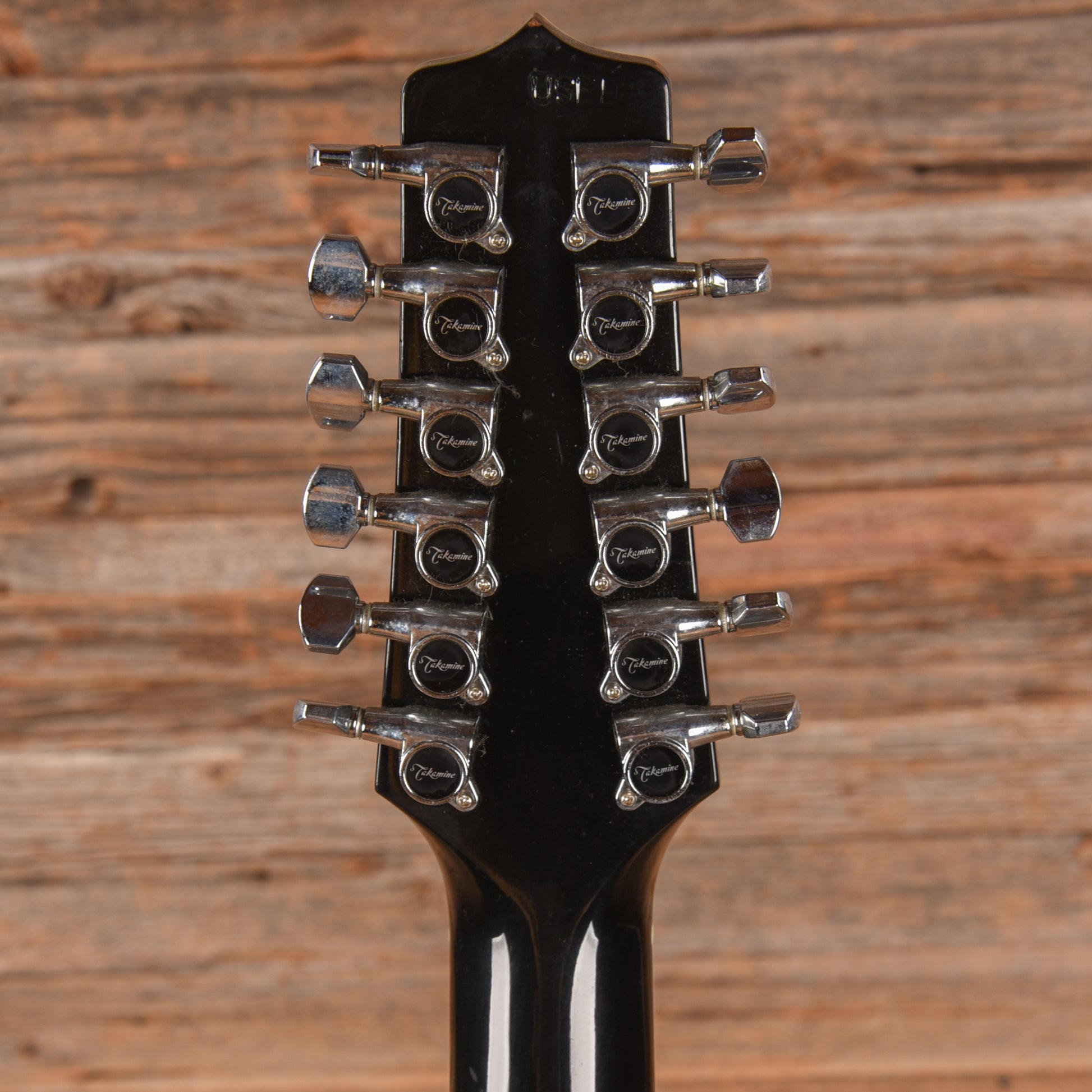 Takamine EF381SC 12 String Dreadnought Cutaway Black - Zac Brown