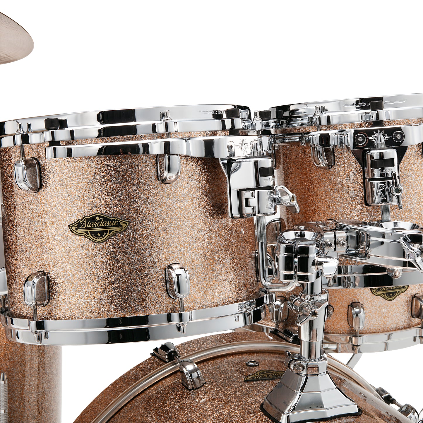 Tama Starclassic 10/12/16/22 4pc. Walnut/Birch Drum Kit Vintage Champagne Sparkle Drum Kits