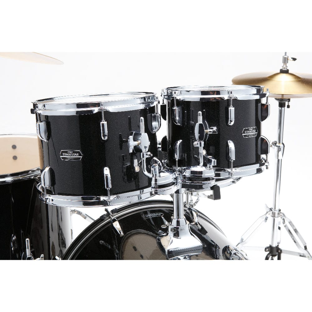 Tama Stagestar 10/12/16/22/5.5x14 5pc. Drum Kit Black Night Sparkle w/Hardware & Cymbals Drums and Percussion / Acoustic Drums / Full Acoustic Kits