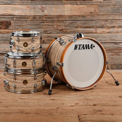 Tama Tama Club Jam 10/14/18/5x13 4pc. Drum Kit Cream Marble USED Drums and Percussion / Acoustic Drums / Full Acoustic Kits
