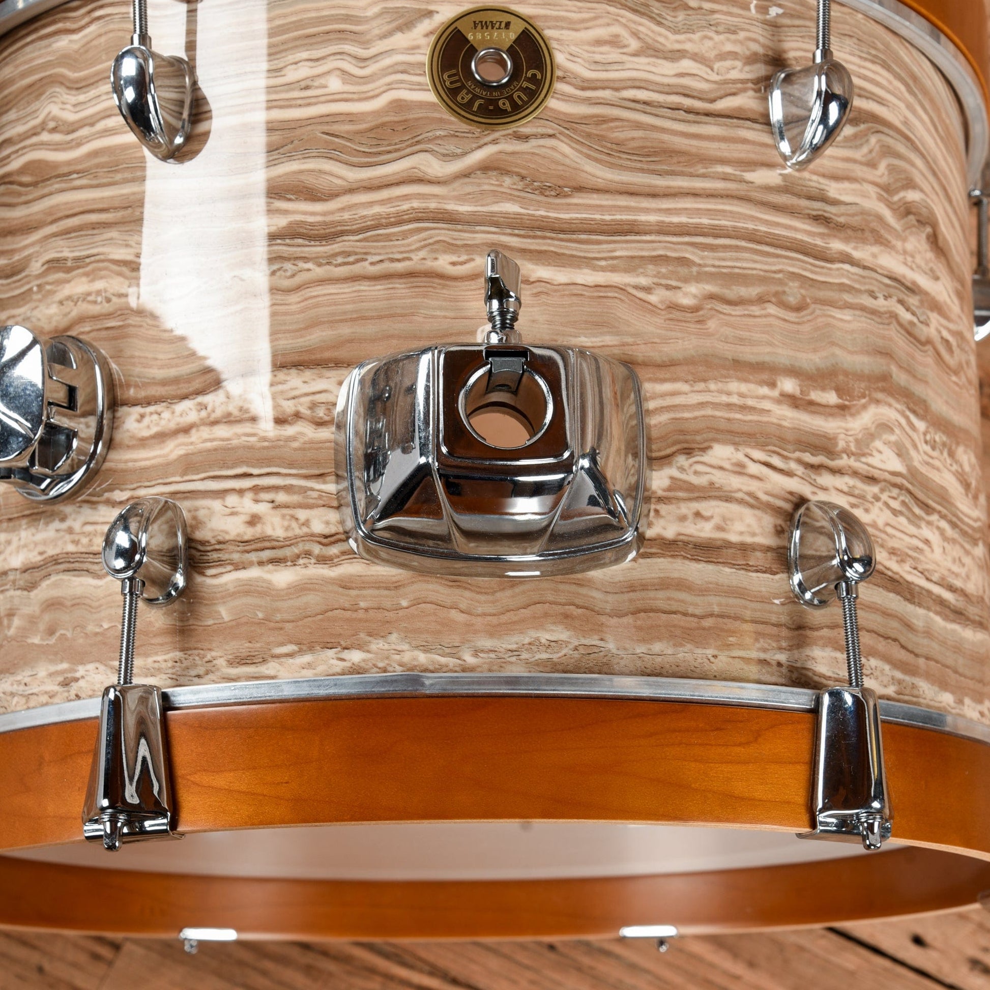 Tama Tama Club Jam 10/14/18/5x13 4pc. Drum Kit Cream Marble USED Drums and Percussion / Acoustic Drums / Full Acoustic Kits