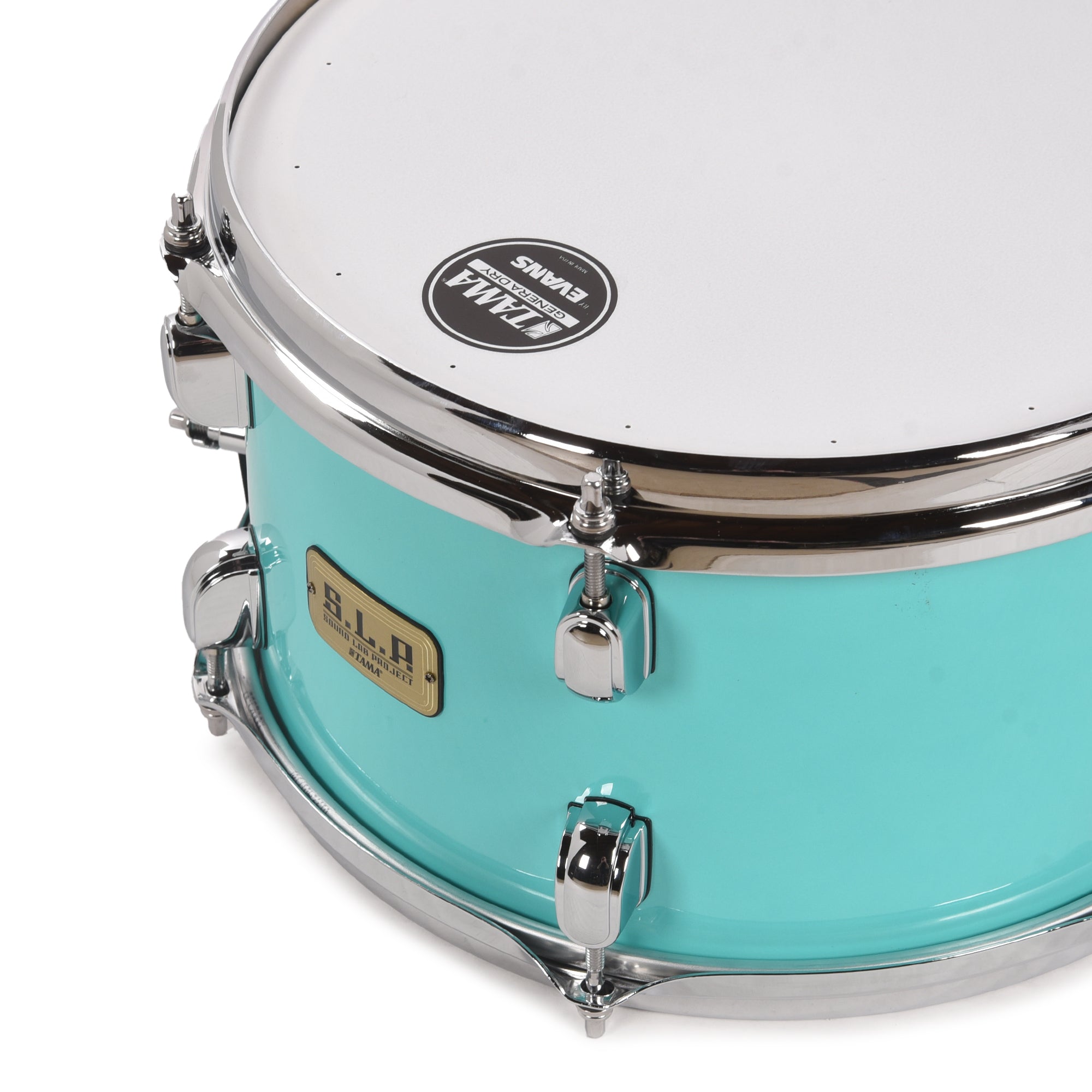 Tama S.L.P. 12x7 Mod Bubinga Snare Drum Philo Tsoungui Model Electro Turquoise Drums and Percussion / Acoustic Drums / Snare