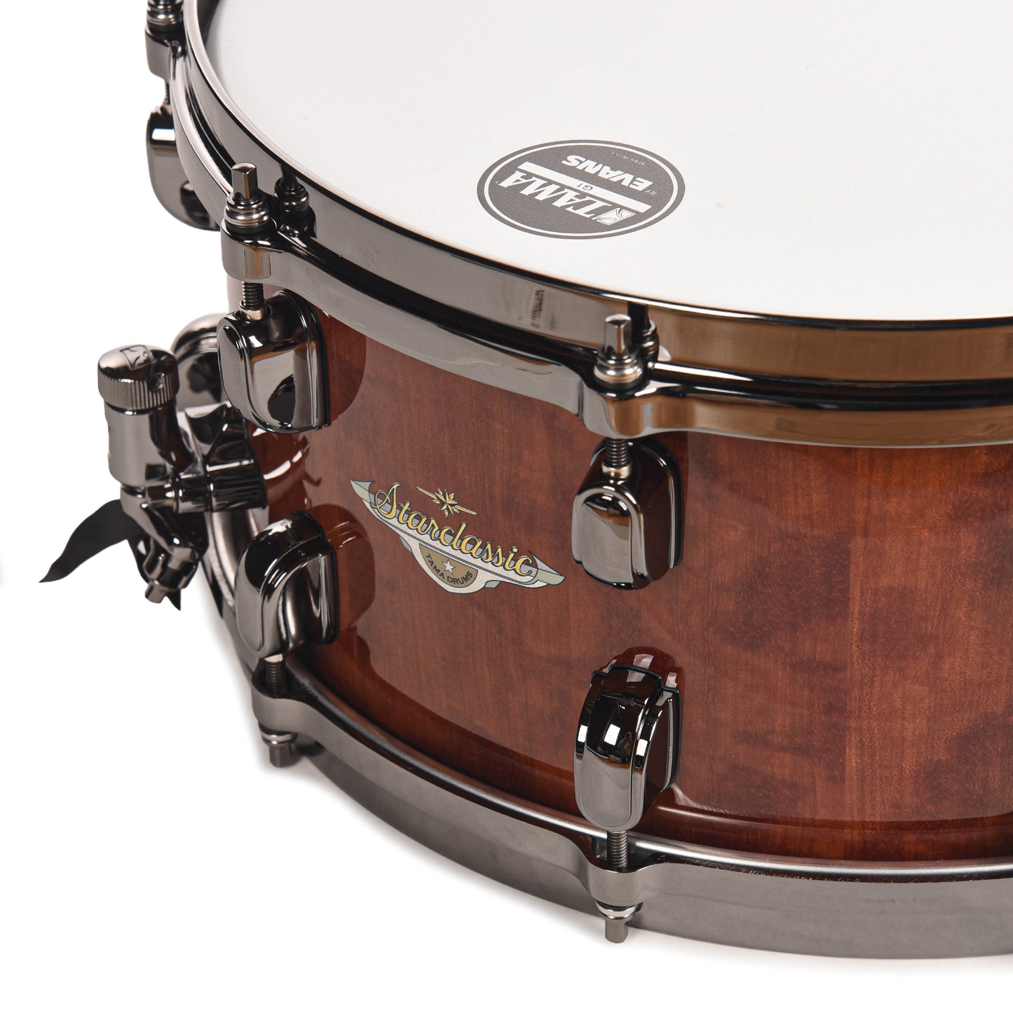 TAMA Starclassic Bubinga  14"x6.5" Snare Drum Limited Figured Gloss African Cherry Drums and Percussion / Acoustic Drums / Snare