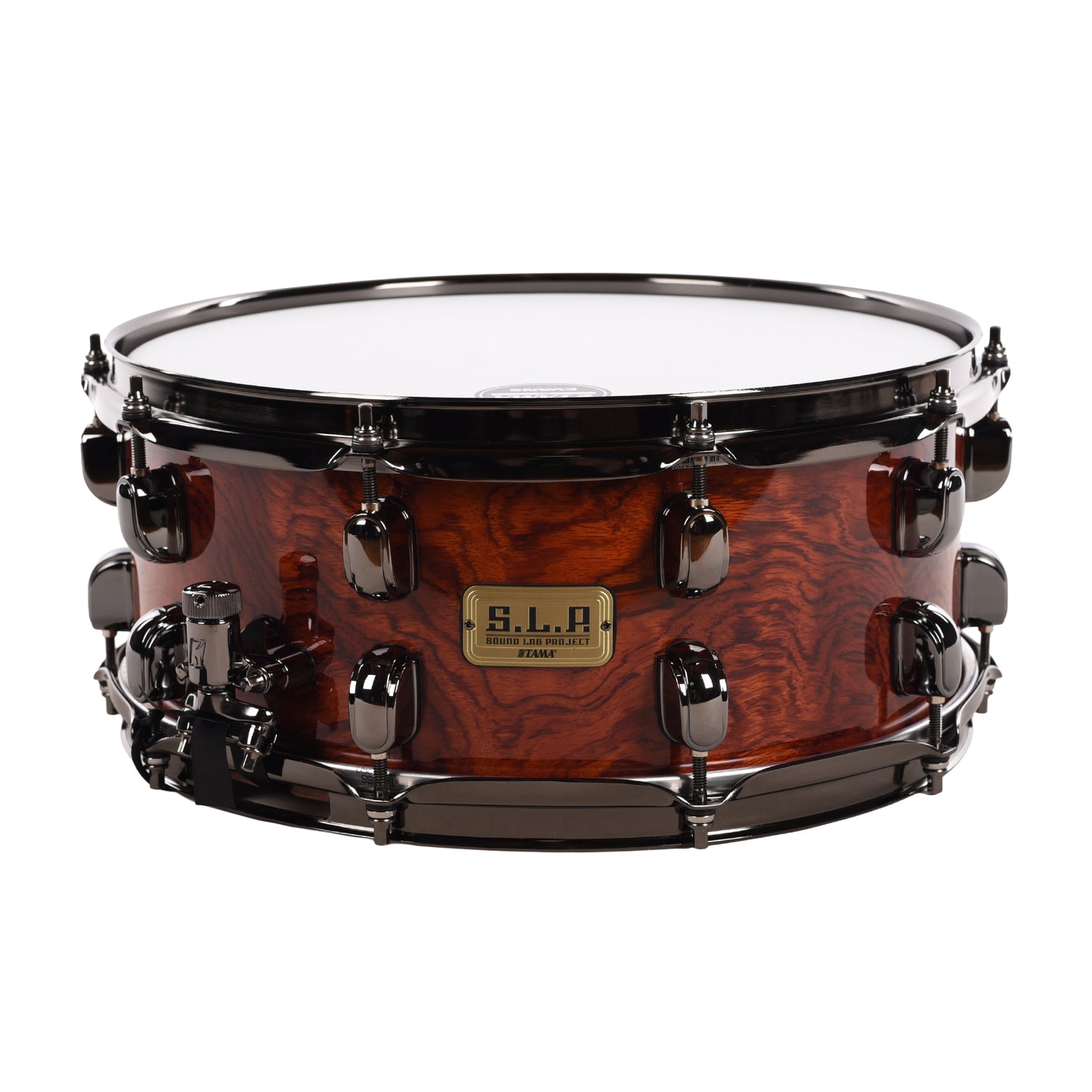 Tama 6x14 S.L.P. G-Bubinga Snare Drum Natural Quilted Bubinga Snare Drums