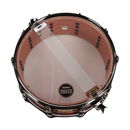 Tama 6x14 S.L.P. G-Bubinga Snare Drum Natural Quilted Bubinga Snare Drums