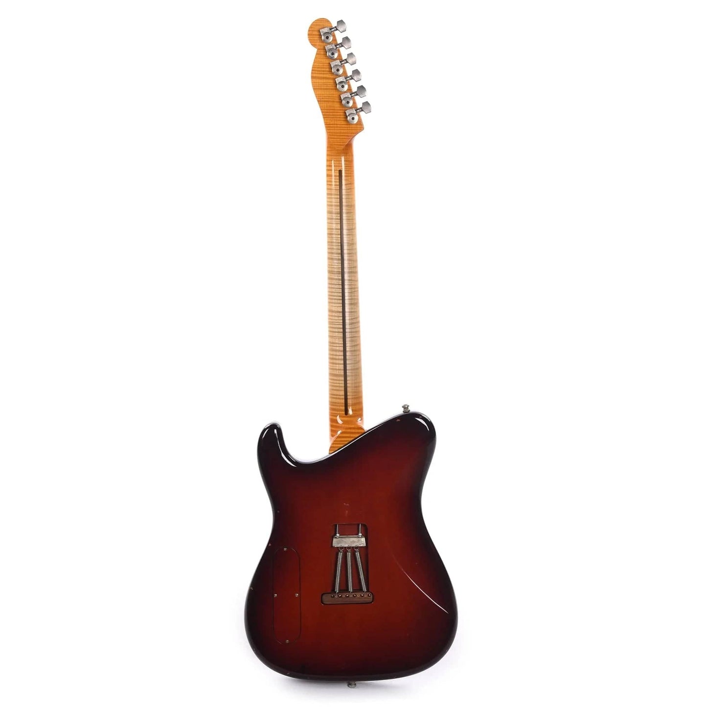 Tausch 665 RAW Deluxe Trem HH Figured Maple Aged Red Sunset Burst w/Flame Maple Neck Electric Guitars / Solid Body