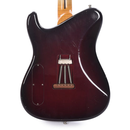 Tausch 665 RAW Deluxe Trem HSH Quilted Maple Aged Violet Burst w/Flame Maple Neck Electric Guitars / Solid Body