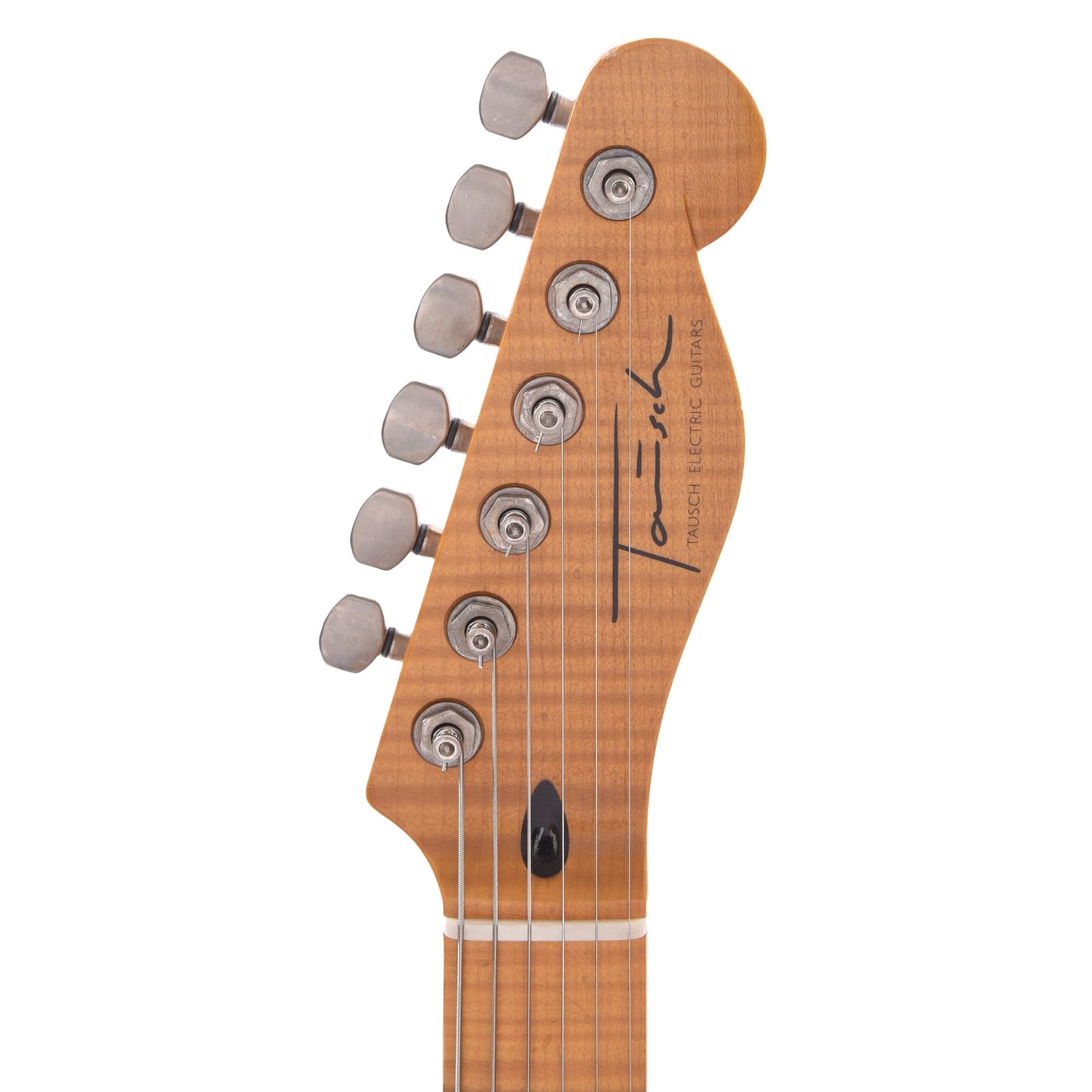 Tausch 665 RAW Deluxe Trem HSH Quilted Maple Aged Violet Burst w/Flame Maple Neck Electric Guitars / Solid Body