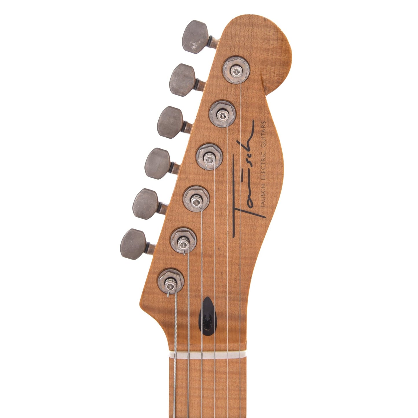 Tausch 665 RAW HS Figured Maple Aged Marigold Yellow w/Flame Maple Neck Electric Guitars / Solid Body