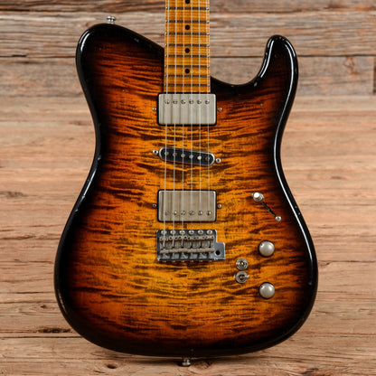 Tausch Guitars 665 Raw Deluxe Figured Maple Aged Antique Sunburst 2021 Electric Guitars / Solid Body