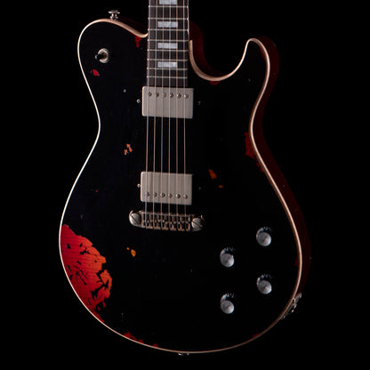 Tausch La Grange Nitro Relic Black over Cherry Sunburst