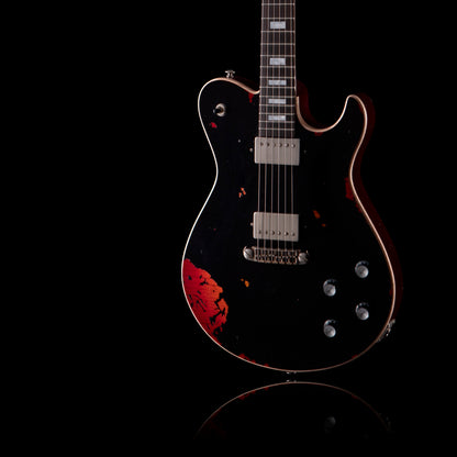 Tausch La Grange Nitro Relic Black over Cherry Sunburst