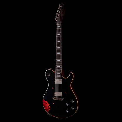 Tausch La Grange Nitro Relic Black over Cherry Sunburst