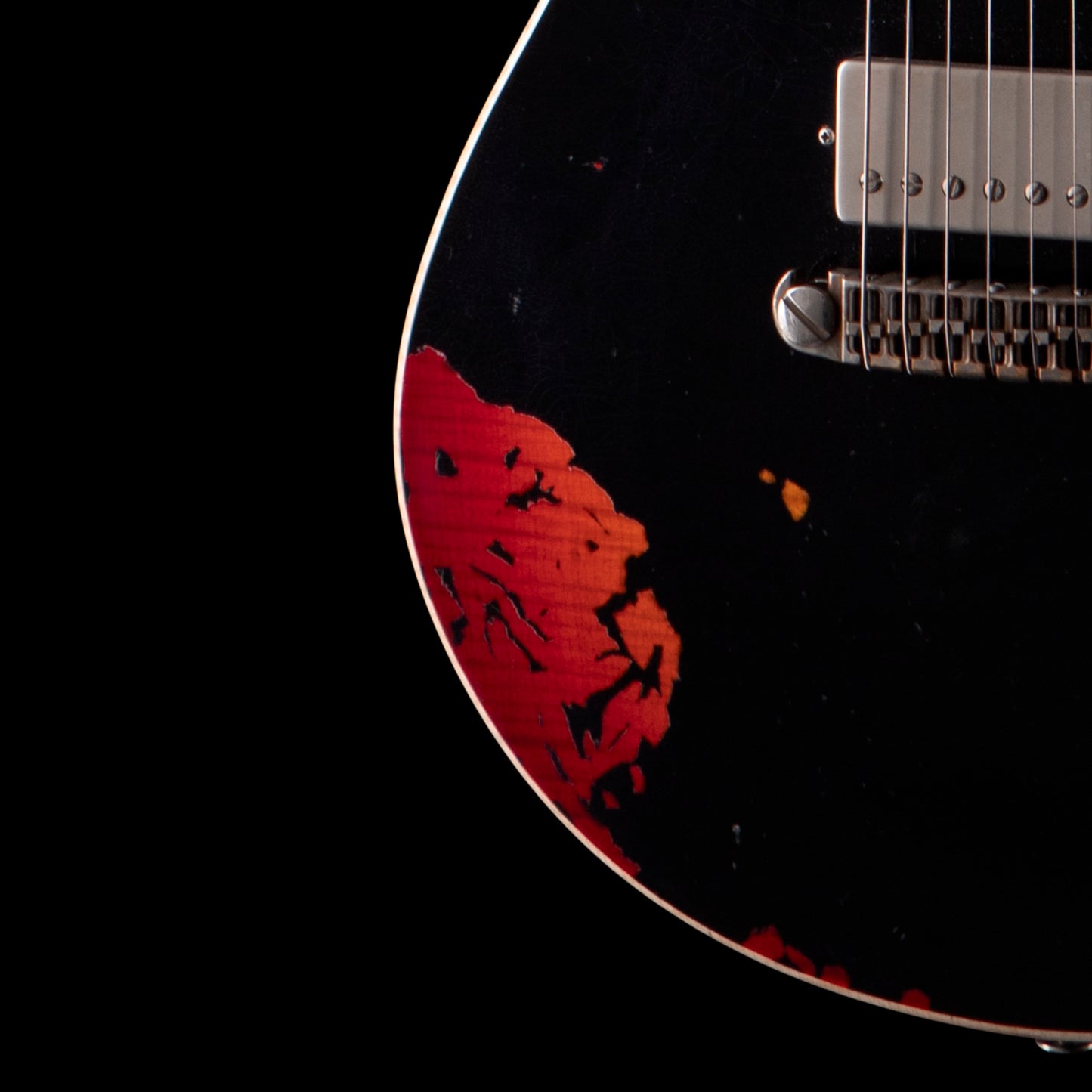 Tausch La Grange Nitro Relic Black over Cherry Sunburst