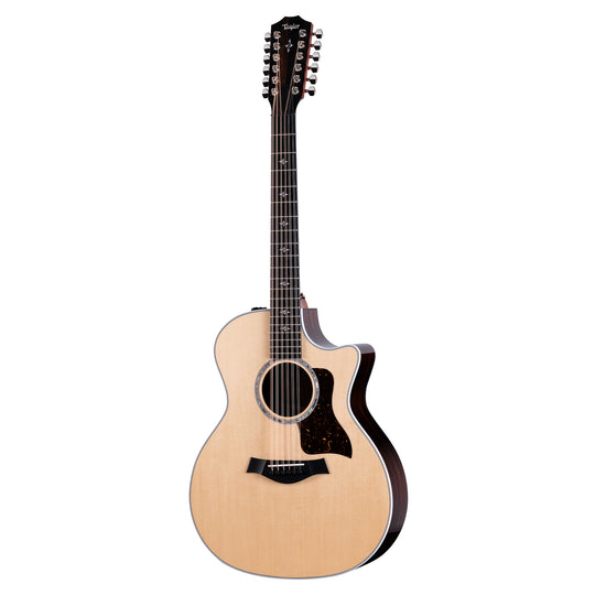 Taylor 454ce 12-String Grand Auditorium Sitka/Rosewood Natural ES2 Acoustic Guitars / 12-String