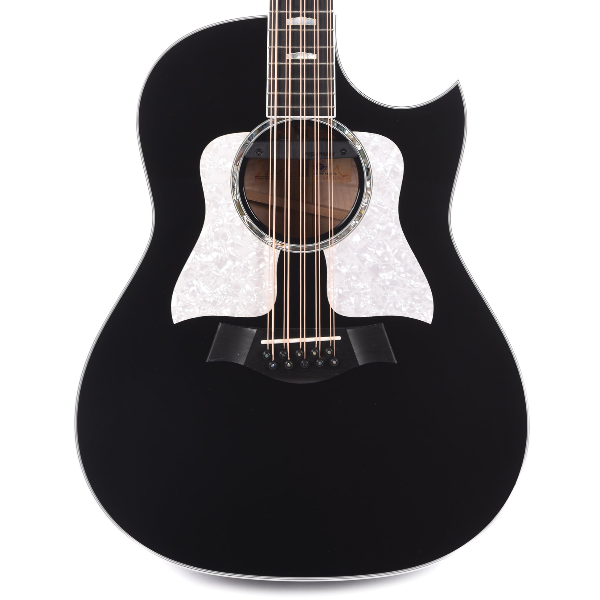 Taylor 657ce Bajo Quinto 10-String Black w/Fishman Rare Earth Acoustic Guitars / 12-String