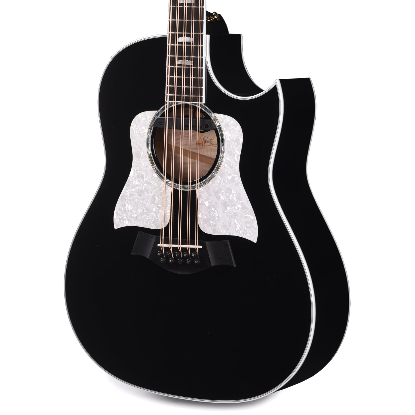 Taylor 657ce Bajo Quinto 10-String Black w/Fishman Rare Earth Acoustic Guitars / 12-String