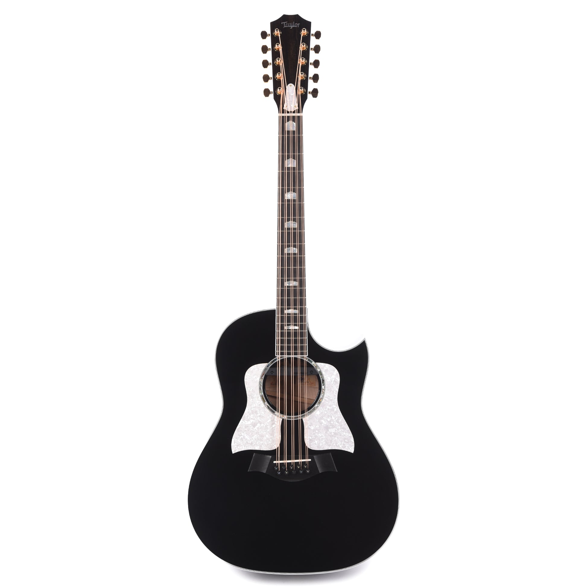 Taylor 657ce Bajo Quinto 10-String Black w/Fishman Rare Earth Acoustic Guitars / 12-String