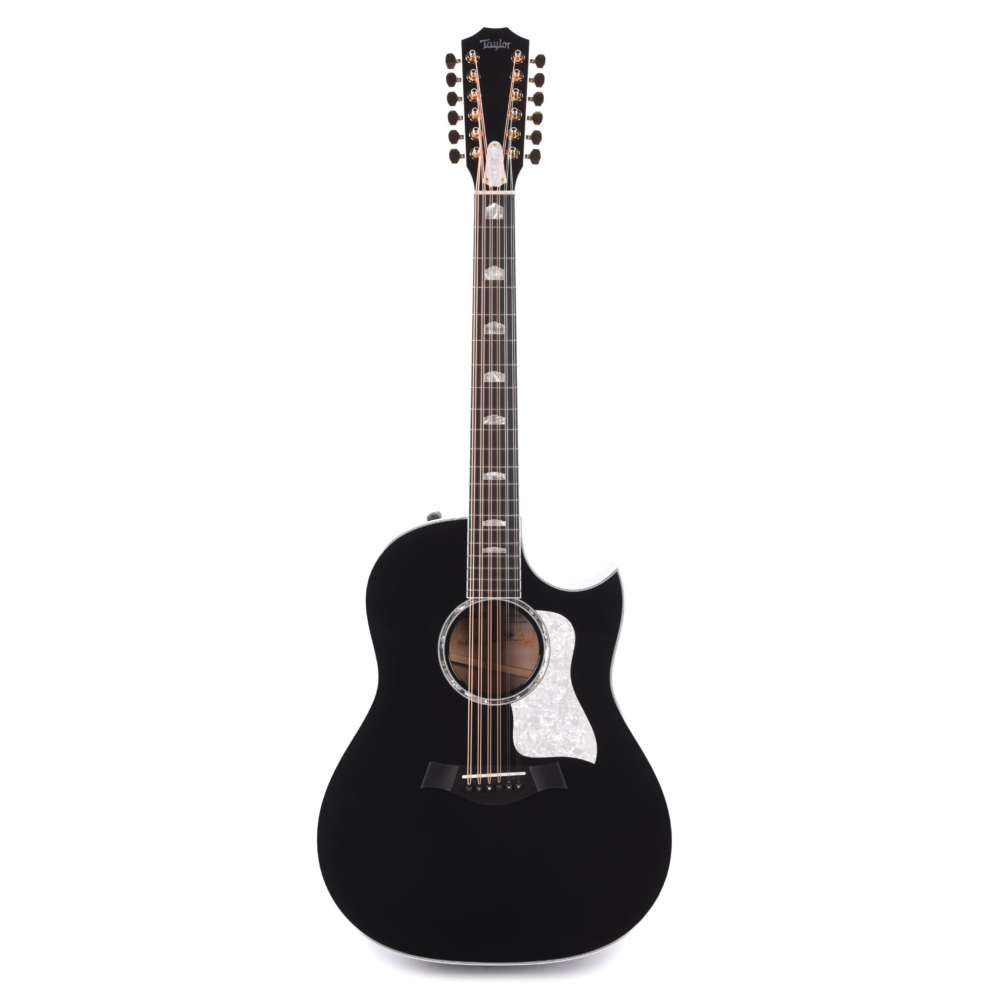 Taylor 657ce Doce Doble 12-String Black ES2 Acoustic Guitars / 12-String