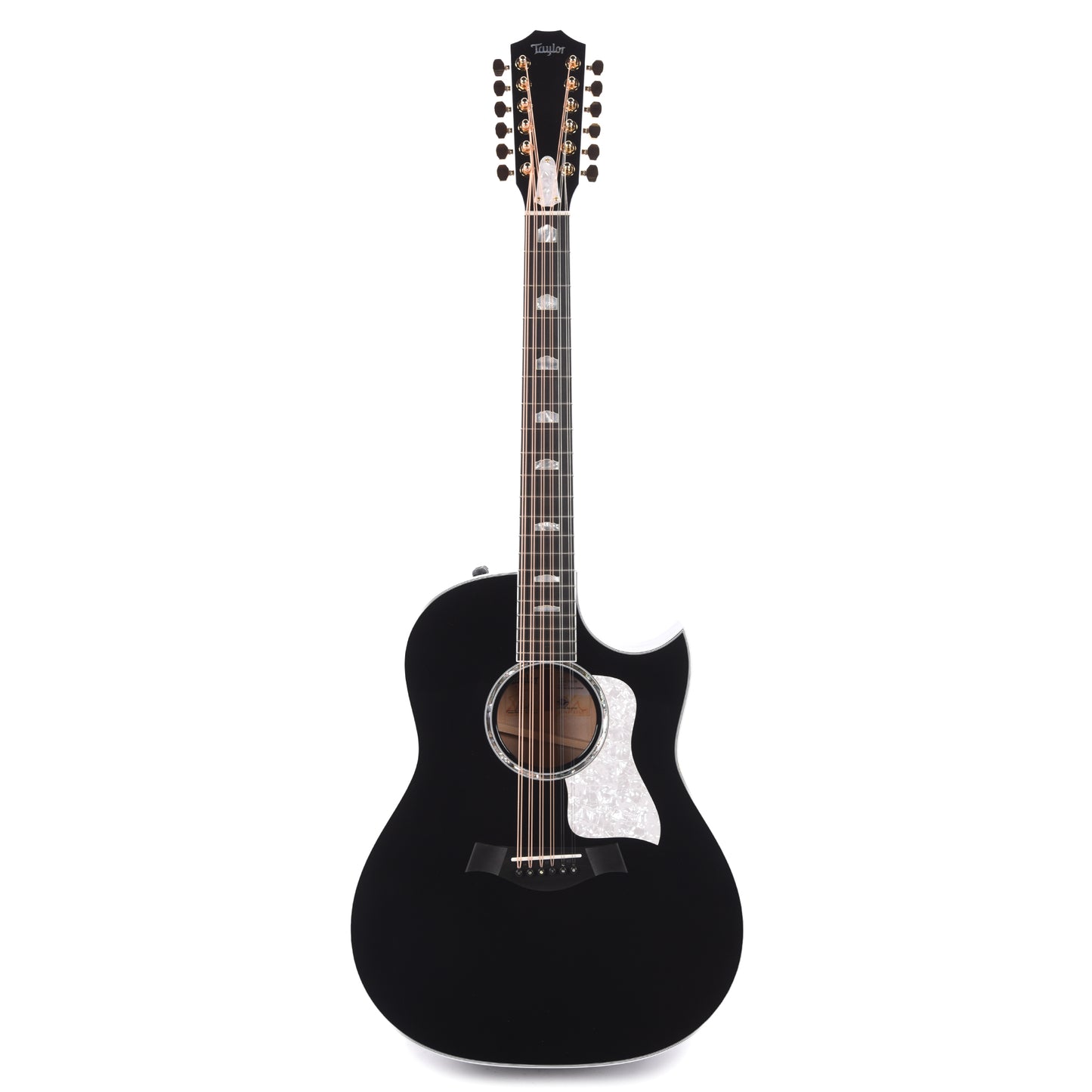 Taylor 657ce Doce Doble 12-String Black ES2 Acoustic Guitars / 12-String