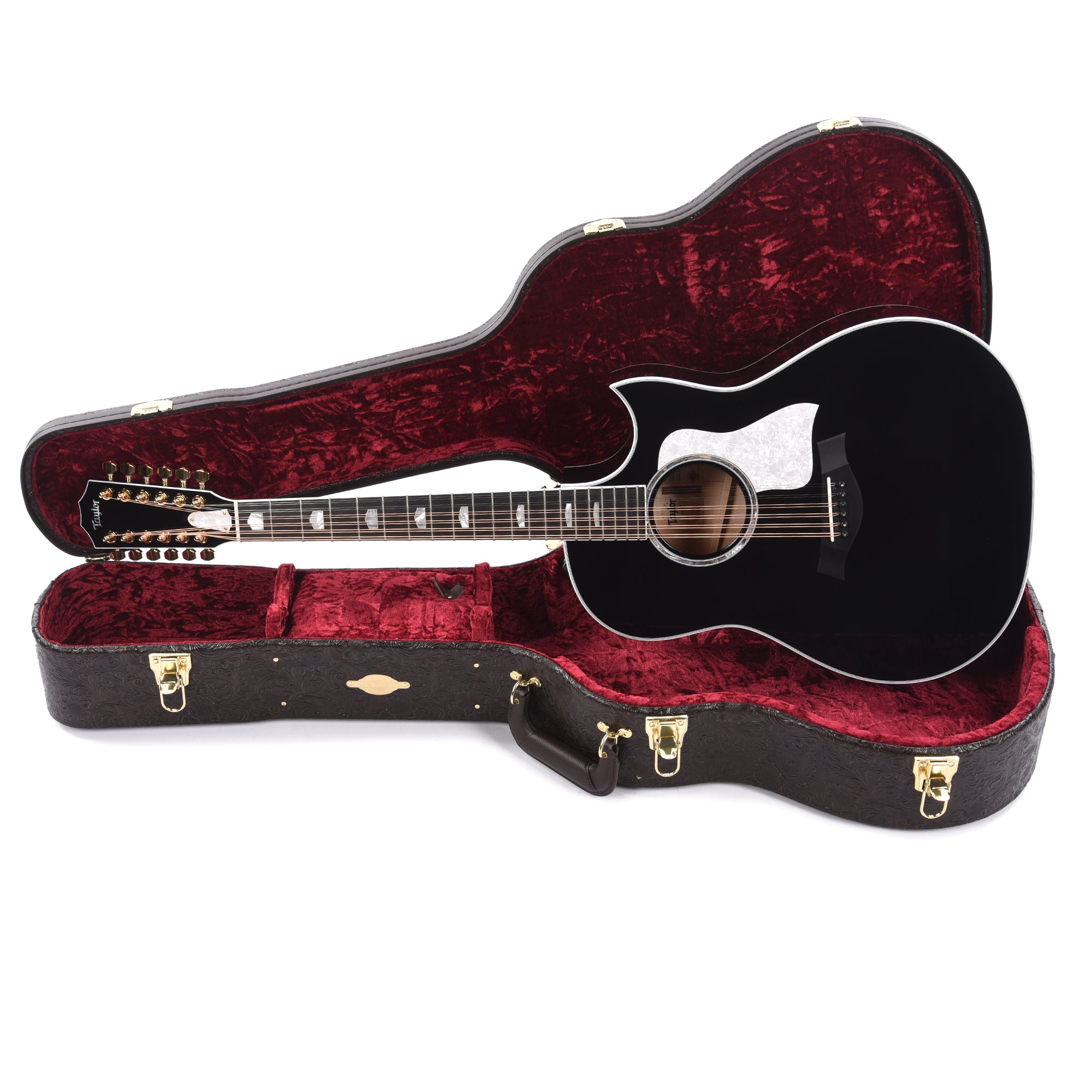 Taylor 657ce Doce Doble 12-String Black ES2 Acoustic Guitars / 12-String