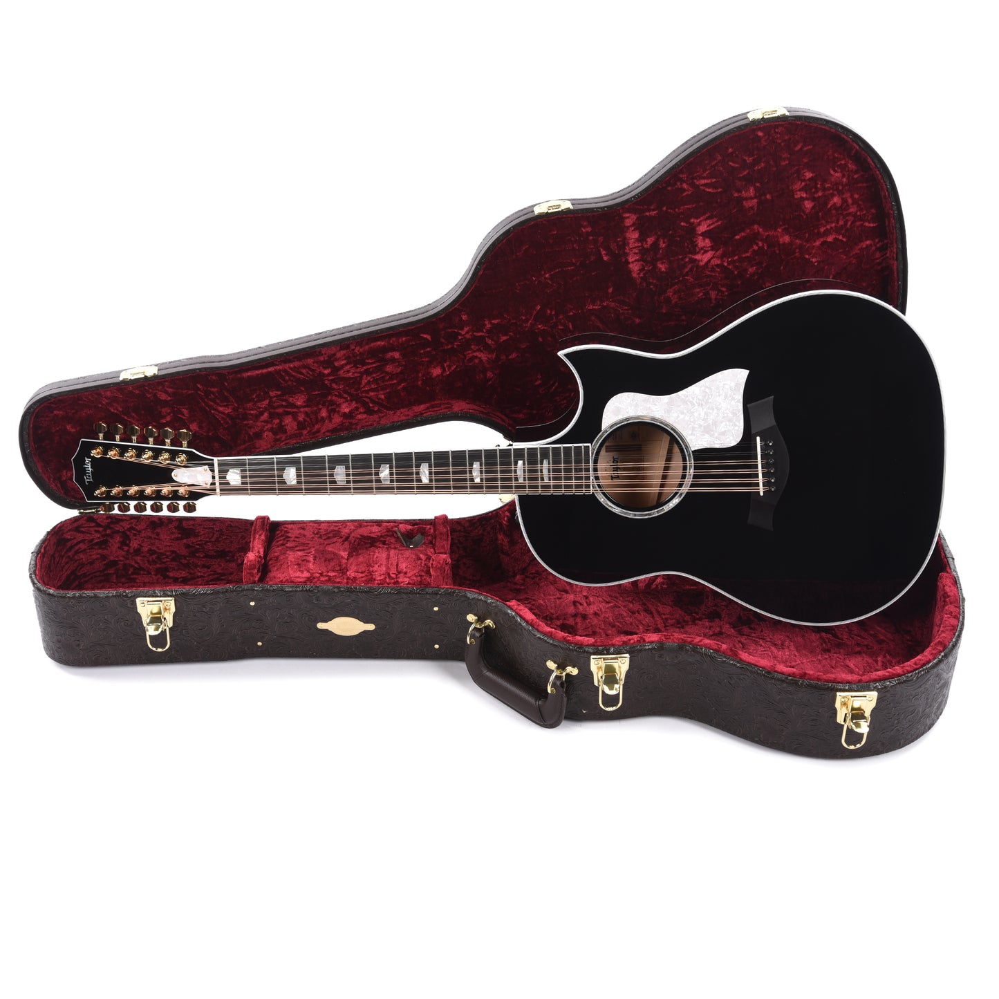 Taylor 657ce Doce Doble 12-String Black ES2 Acoustic Guitars / 12-String